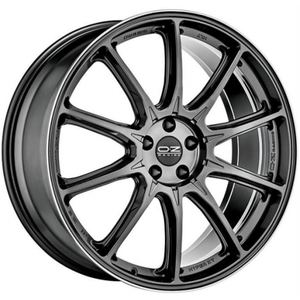 OZ Racing Hyper XT HLT 10.5 R21 PCD:5/112 ET:20 DIA:66.46 Star Graphite Diamond Lip