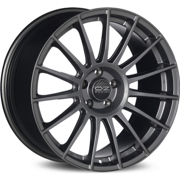 OZ Racing Superturismo LM 7.5 R17 PCD:5/112 ET:35 DIA:75 MATT GRAPHITE SILVER LETTERING