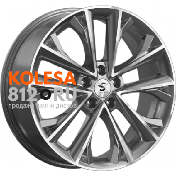 Premium Series КР-012 7 R18 PCD:5/108 ET:36 DIA:65.1 Diamond Gloss Graphite