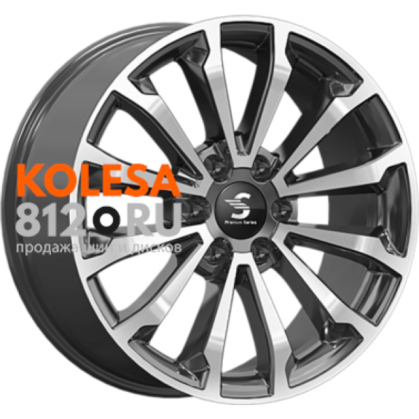 Premium Series КР006 8.5 R20 PCD:6/139.7 ET:25 DIA:106.1 Diamond Black Gris