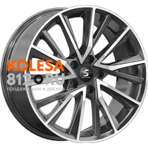 Premium Series КР010 7.5 R18 PCD:5/108 ET:36 DIA:65.1 Diamond Black Gris