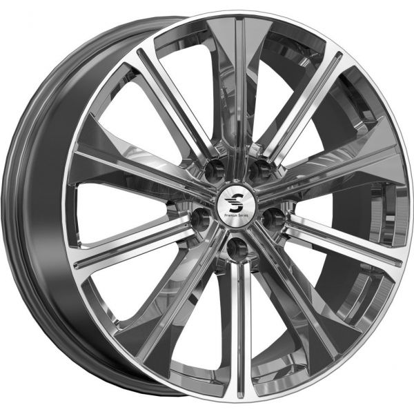 Premium Series КР013 7 R19 PCD:5/114.3 ET:40 DIA:64.1 Diamond_gloss_graphite