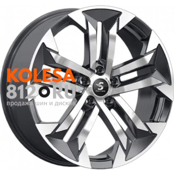 Premium Series КР015 7.5 R19 PCD:5/108 ET:46 DIA:63.35 Diamond Black Gris