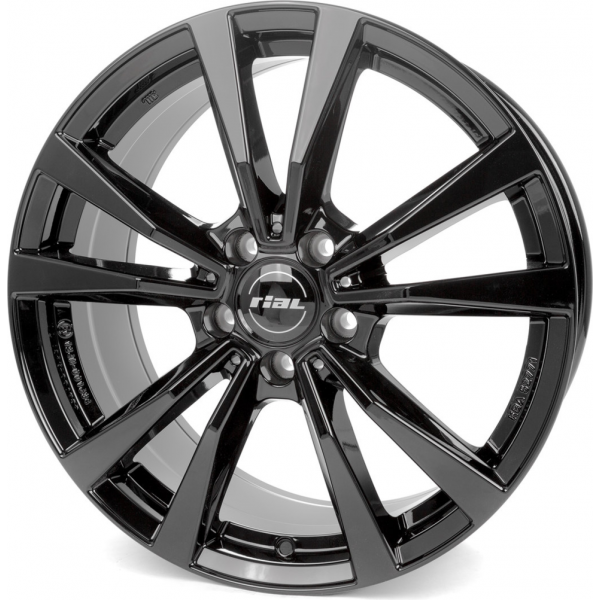 Rial M12 9 R19 PCD:5/112 ET:20 DIA:66.5 Diamond Black