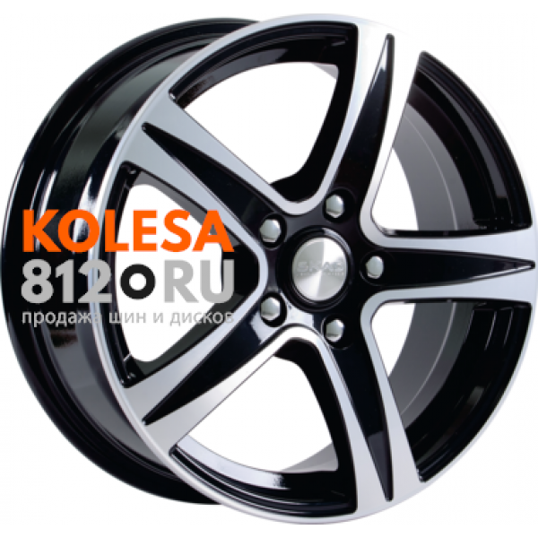 Скад Sakura 8 R18 PCD:5/120 ET:35 DIA:72.6 Black Glossy Polished