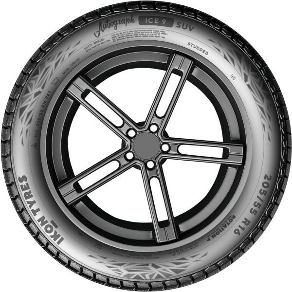 Ikon Tyres Autograph Ice 9 SUV 275/65 R18 116T (шип)